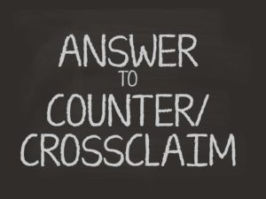 answer to counterclaim 