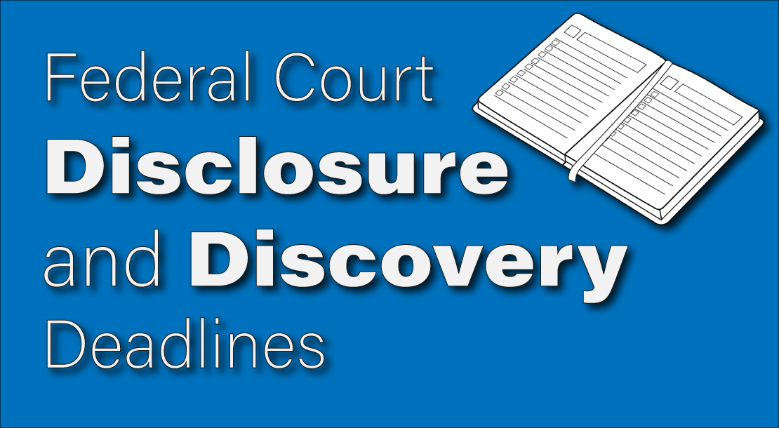 deadline for federal disclosures